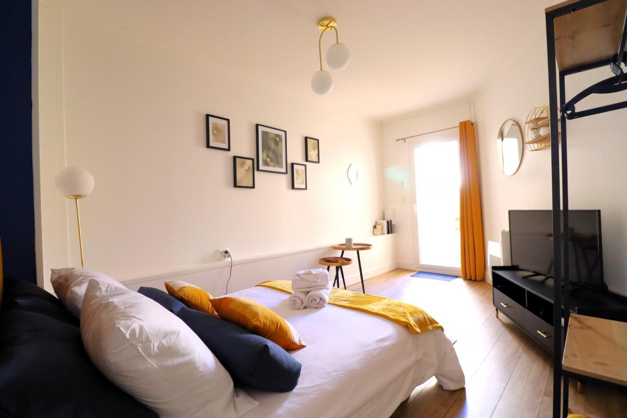 Le Neo - Studio Chic Avec Sa Cour Privative Et Fibre Bergerac Kamer foto