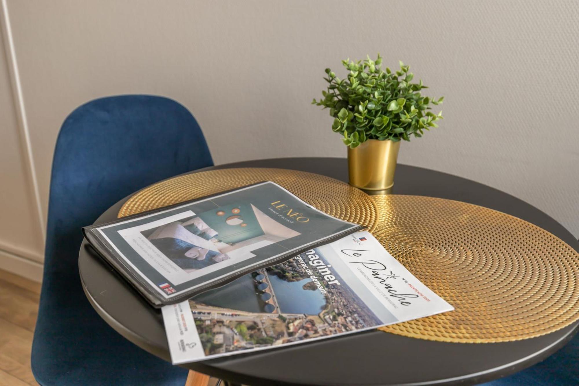 Le Neo - Studio Chic Avec Sa Cour Privative Et Fibre Bergerac Buitenkant foto